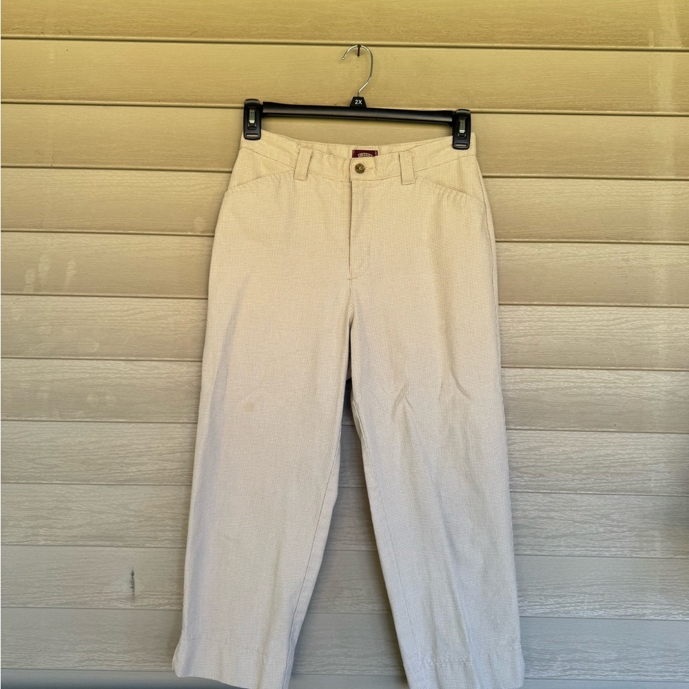 Riders by Lee Cream Patterned straight-leg pants